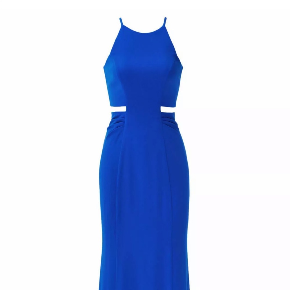 Badgley Mischka Cobalt gown
